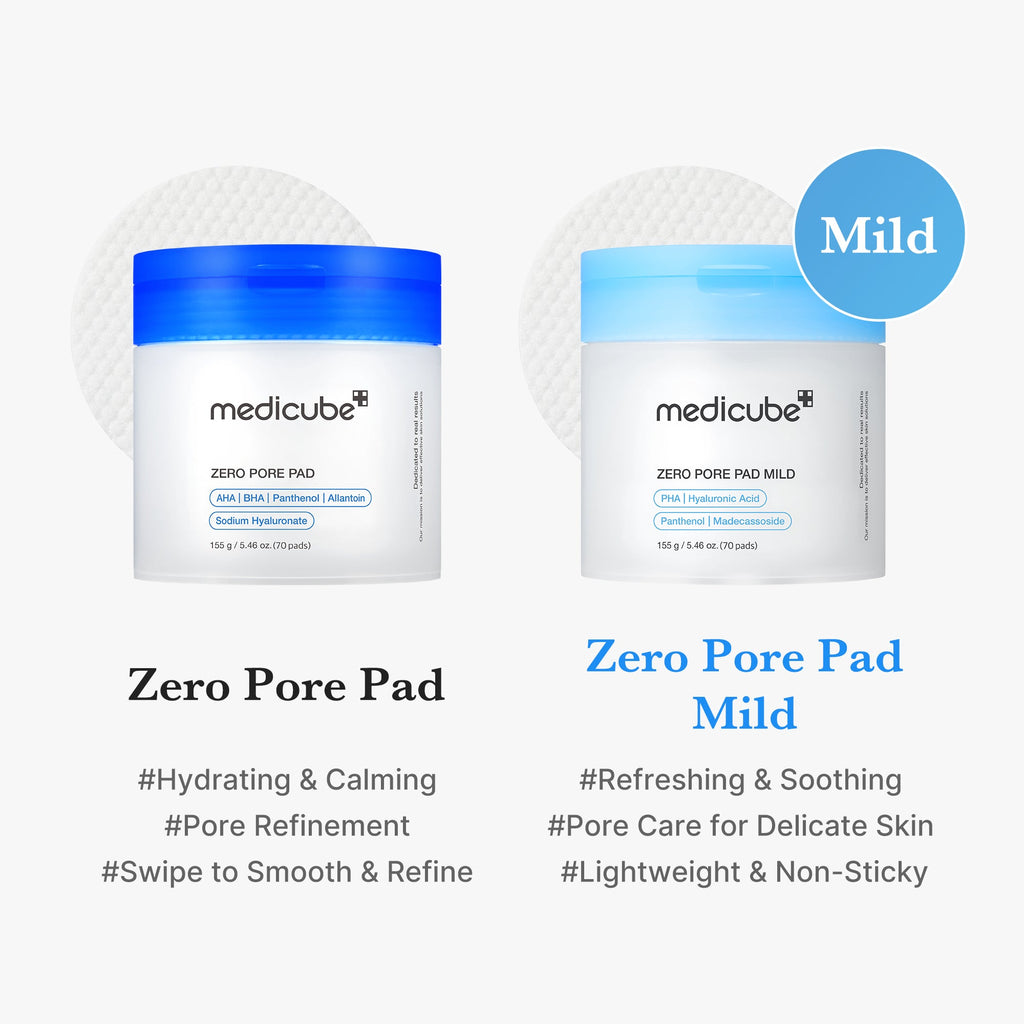 [Subscr.] Zero Pore Madecassoside Pads (Mild) - medicube.us